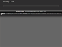 Tablet Screenshot of madmp3.com